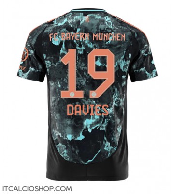 Bayern Munich Alphonso Davies #19 Seconda Maglia 2024-25 Manica Corta